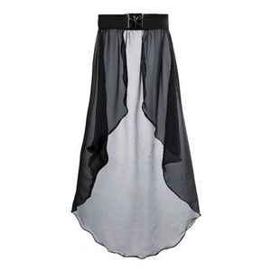 Black waist cape belt